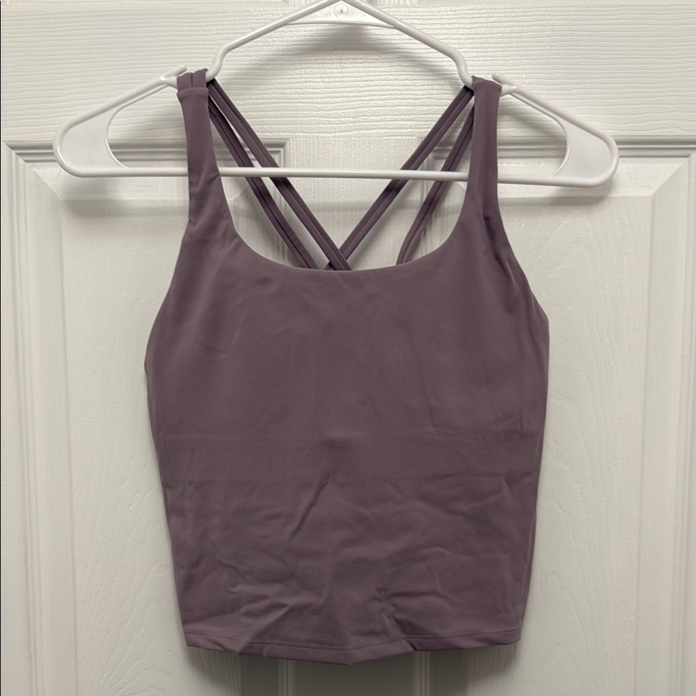 Chic Mauve Strappy Tank Top